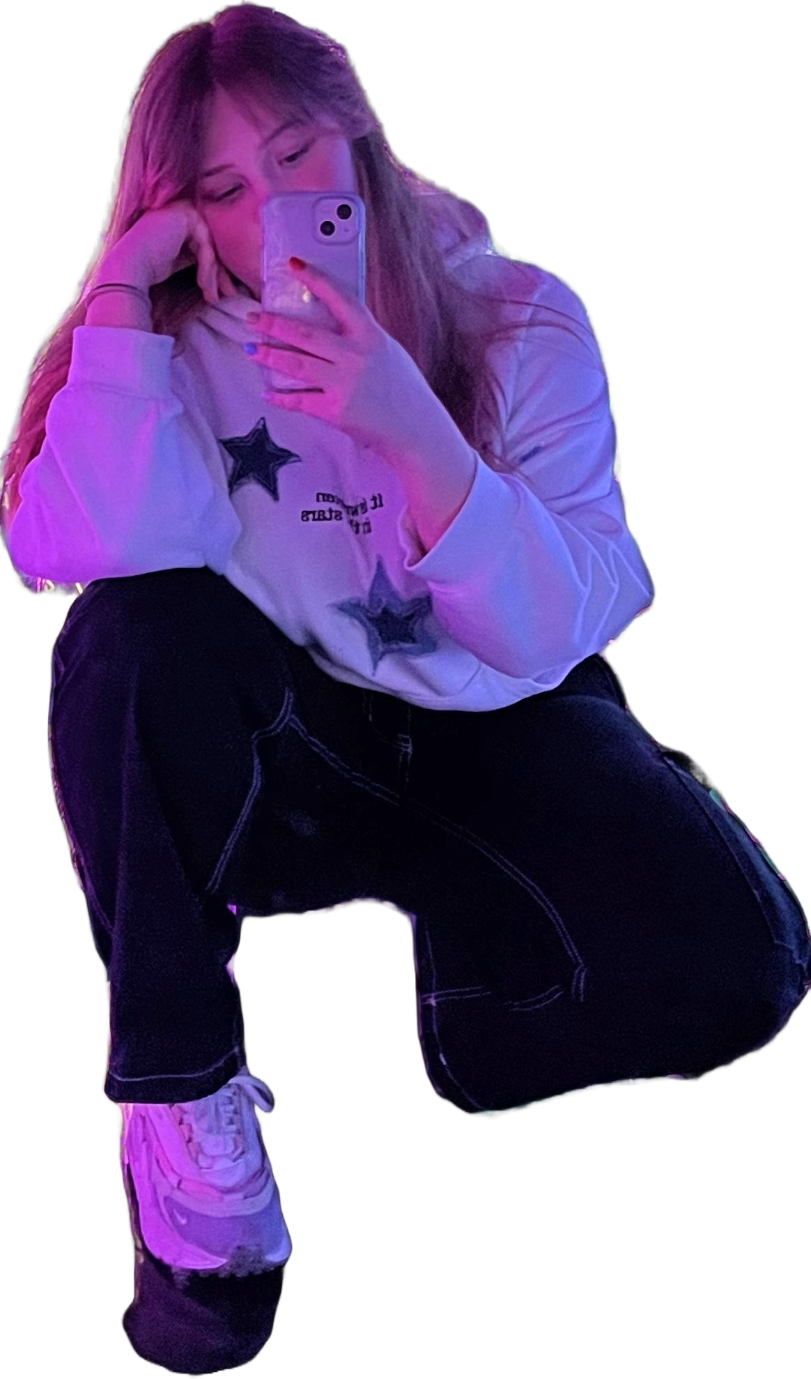 Solveig Full body mirror selfie